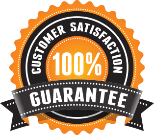 100% satisfaction guarantee